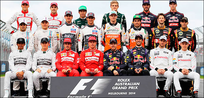 Гонщики Формулы 1 2014
